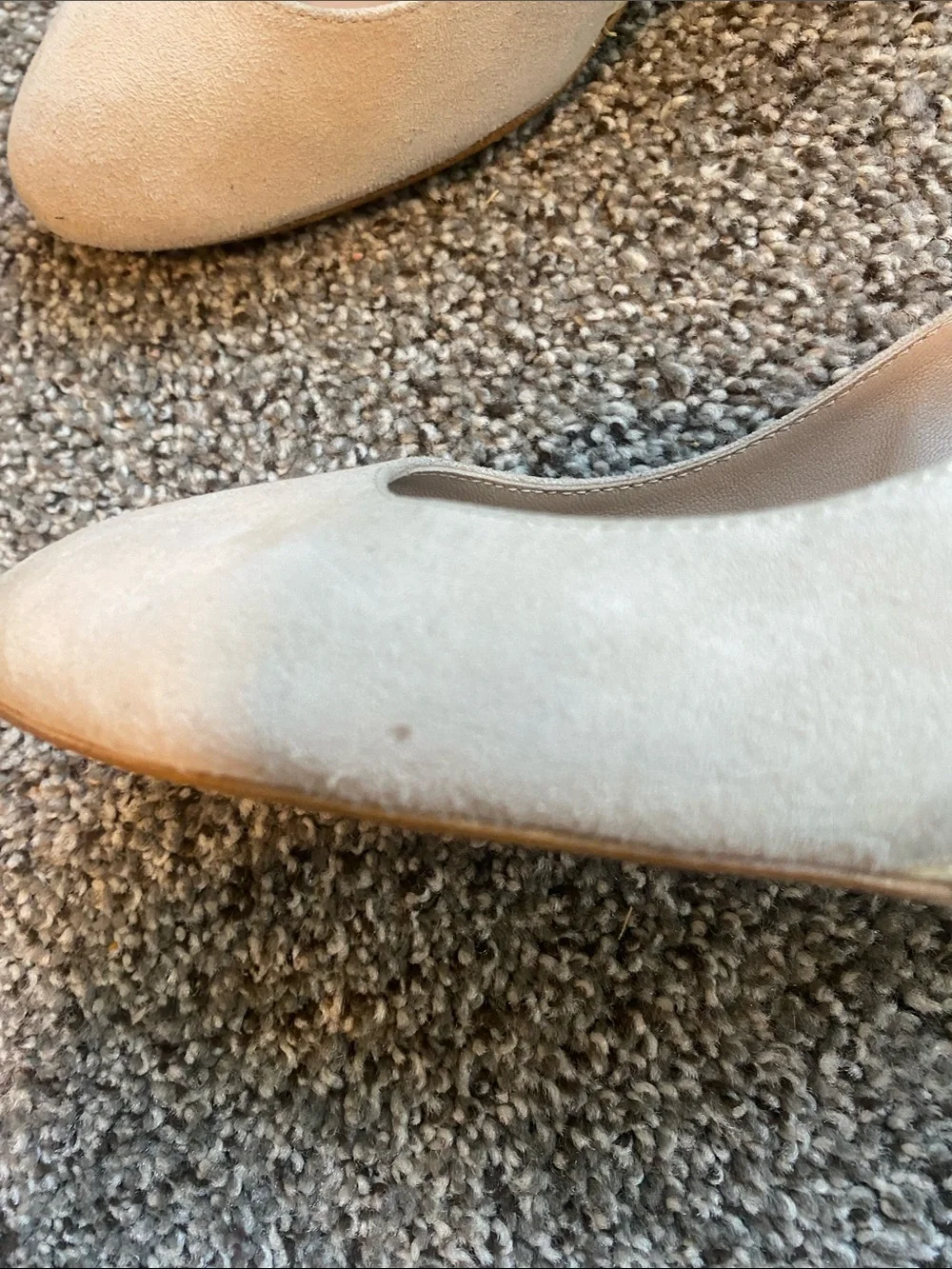 LK Bennett Cream Wedge Pumps with Subtle Metallic Heel